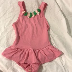 Lands End One Piece Seahorse bathing suit